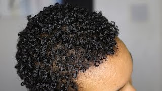 Super Defined Curls On Short Natural Hair FINGER COILS TUTORIAL 4a 4b [upl. by Nuawad541]