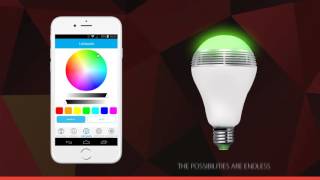 Conceptronic Smart Wireless Bluetooth Light Bulb Speaker [upl. by Alyahsal611]