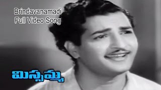 Brindavanamadi Full Video Song  Missamma  NTRama Rao  Savitri  ANR  Jamuna  ETV Cinema [upl. by Harsho]