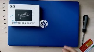 Замена Диска На Ноутбуке HP Как Открыть Крышку На Ноутбуке HP Laptop 15bs0xx HP Laptop 15bs590ur [upl. by Inalaeham]