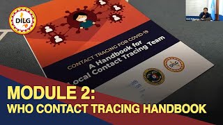 Module 2 WHO Contact Tracing Handbook Contact Tracing Enhancement Training Course [upl. by Mercorr]