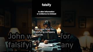 falsify englishvocabulary history education vocabulary vocab [upl. by Erret]