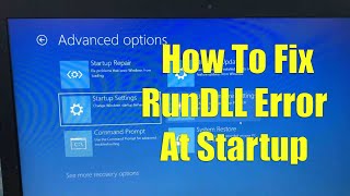 How to Fix Rundll error ‘There Was a Problem Starting’ When Opening HDD in windows 1087 [upl. by Boff276]