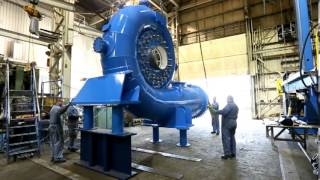 The Fabrication and Assembly of an 85MW Francis Turbine at Ebco Industries [upl. by Attwood]