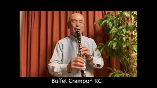 Buffet Crampon VS MORESKY Comparison of clarinet tones R13～RC～MORESKY Grenadilla～Redwoodクラリネット吹き比べ [upl. by Jeuz178]