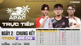 🏆 Vòng Loại PGS 2024 Phase 2 APAC Chung Kết  Ngày 2 CES TE AGG RS DAY TB T5 EA BRU [upl. by Donadee]