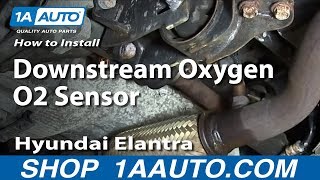 How To Replace Downstream Oxygen O2 Sensor 0106 Hyundai Elantra [upl. by Ira]