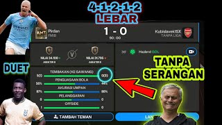 MODE MANAGER FORMASI META EA SPORT FC MOBILE 41214 LEBAR BERTAHAN KUAT TAKTIK COCOK BUAT DUA ST [upl. by Davin16]