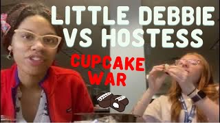 Taste Test Hostess Cupcakes vs Little Debbie Cupcakes [upl. by Eromle754]