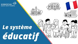 Le système éducatif  Elternstiftung BadenWürttemberg FrançaisFranzösisch [upl. by Crofton]