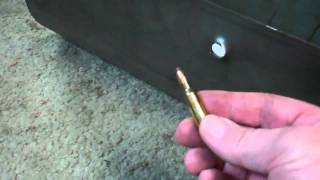 Winchester 556mm 45 Grain Jacketed Frangible Bullet Penetration [upl. by Ruthy]