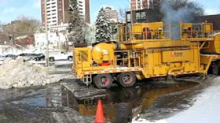 Snow Melter Clears Mountain of Snow [upl. by Osnerol]