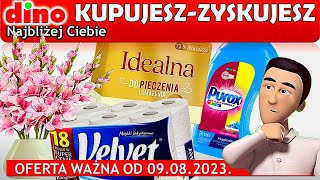 DINO  Gazetka Promocyjna od Środy 09082023  Korzystne Zakupy [upl. by Pallaton]