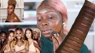 Jackie Aina X Too Faced Born This Way Foundation  COME ON AUNTIE JACKIE  Shalom Blac [upl. by Jueta]