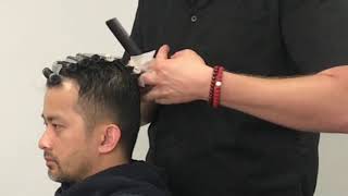 Men’s perm tutorial  how to perm [upl. by Oznol]