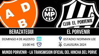 Berazategui vs El Porvenir  FECHA 5  EN VIVO [upl. by Heyer]