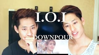 IOI  DOWNPOUR MV REACTION 아이오아이 소나기 TWINS REACT [upl. by Rohclem]