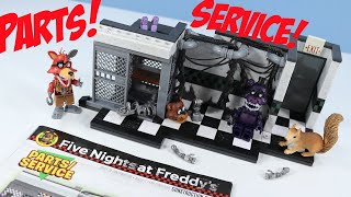 Five Nights at Freddys Fnaf PartsService McFarlane Toys Review with Hallucination [upl. by Risa]