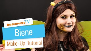 Biene schminken  buttinette TV MAKEUPTUTORIAL [upl. by Amihsat]