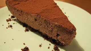 Cheesecake al cioccolato senza cottura  Nobake chocolate cheesecake [upl. by Hacker396]