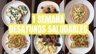 UNA SEMANA COMPLETA DE DESAYUNOS SALUDABLES  Michela Perleche [upl. by Georgiana30]