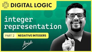 Representation of NEGATIVE integers in computers  signed magnitude representation  SMR  GATE 2023 [upl. by Levi]