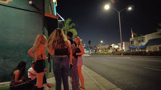 🇺🇸 NEWPORT BEACH NIGHTLIFE DISTRICT CALIFORNIA  FULL TOUR [upl. by Sutton822]