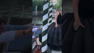 ladygaga dior hautecouture blackdress venicefilmfestival moviepremiere venice [upl. by Bessie525]