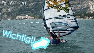 Windsurfen Lernen Der Wasserstart leicht gemacht  WindsurfTutorial [upl. by Eloisa988]