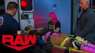 Lana receives medical attention backstage WWE Network Exclusive Dec 14 2020 [upl. by Aleakim]