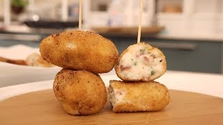 Receta de Croquetas de jamón [upl. by Ardnohs156]