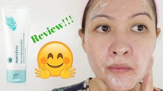 Innisfree Bija Trouble Facial Foam  Review [upl. by Bleier]