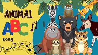 Animal ABC Song  Animal Alphabet [upl. by Duthie]