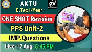 PPS I UNIT2 I ONE SHOT REVISION I by Pragya Maam I Gateway Classes [upl. by Aiyram]