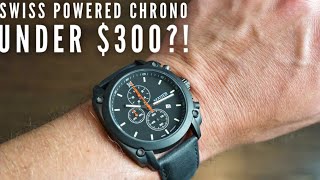 Mauer Swiss Movement Chronograph Watch Review  Great Everyday Chrono Under 300 [upl. by Reteid]