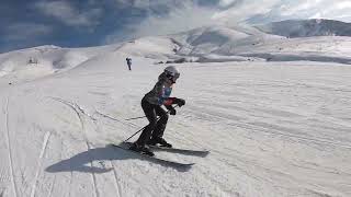 VBlog 4 SkiArmenia mit Tina Auf den Pisten von Myler Mountain [upl. by Akere]