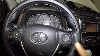 How to reset Maintance light on 2014 Toyota RAV4 [upl. by Idurt]