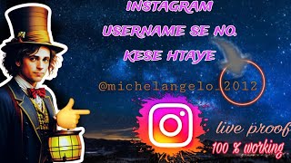 Insta username number change kese kre Explained viralvideo [upl. by Treva]