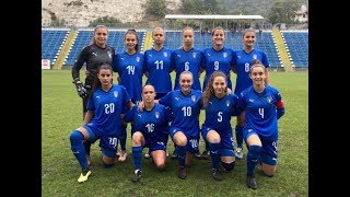 Highlights U19F BulgariaItalia 04 1 ottobre 2018 [upl. by Godfrey]