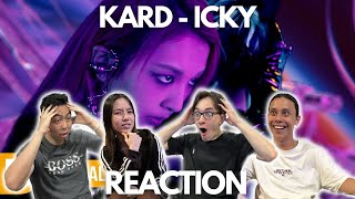 FIRST TIME WATCHING KARD  KARD  ICKY  MV REACTION [upl. by Athalla100]