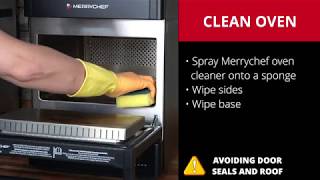 Merrychef eikon e2s high speed oven Cleaning Video [upl. by Lertnom915]