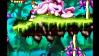 Rayman 1 Playthrough PS1  Part 1  Pink Plant Woods [upl. by Atinele]