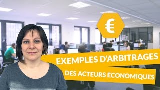 Exemples d’arbitrages des acteurs économiques  Economie STMG  digiSchool [upl. by Oluas]