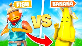 the BANANA vs FISHY FORTNITE FASHION SHOW [upl. by Clemence]