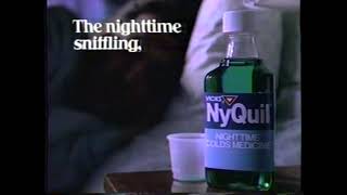 1987 Nyquil quotWhy is this man breathingquot TV Commercial [upl. by Mychal]