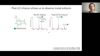 EcoMetabolomics Workshop 2024  Day 1 Session 6  Native Metabolomics Allegra Aron [upl. by Irrot]