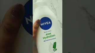 NIVEA BODY LOTION  ALOE HYDRATION  FOR SUMMER  PART1 [upl. by Zertnom581]