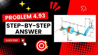 Problem 493  A small winch is used to raise a 120Ib load [upl. by Dorella63]