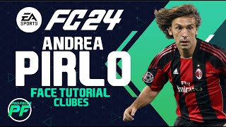 EA FC 24 ANDREA PIRLO FACE Pro Clubs CLUBES PRO Face Creation  CAREER MODE  LOOKALIKE [upl. by Inat854]