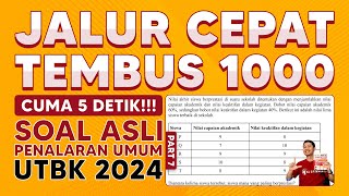 SOAL ASLI UTBK 2024 PENALARAN UMUM [upl. by Stacee118]